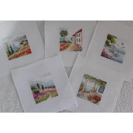 Alisa Poppies At The Sea Cross Stitch Kit